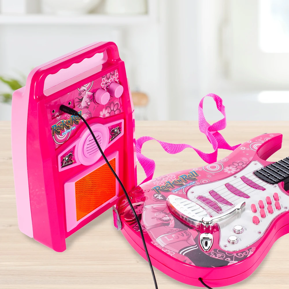 Malplay Vaikiška gitara su stiprintuvu ir mikrofonu