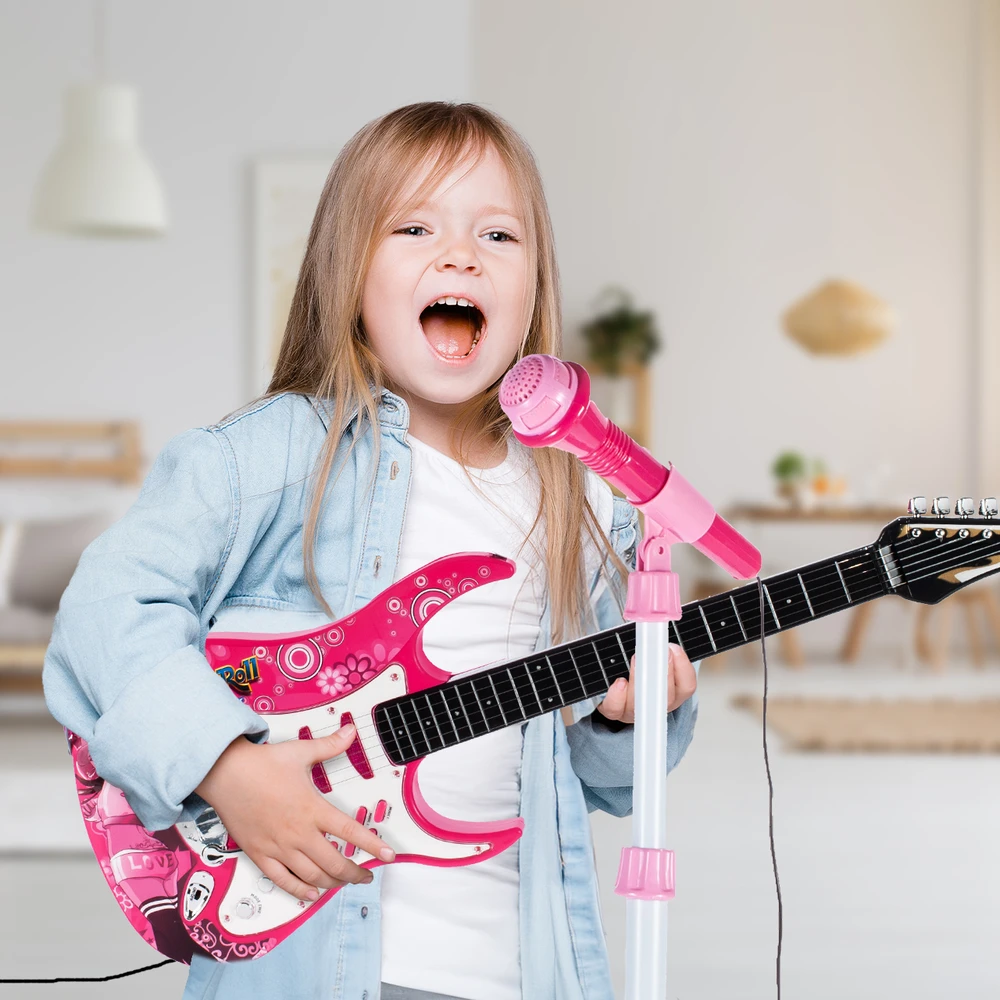 Malplay Vaikiška gitara su stiprintuvu ir mikrofonu
