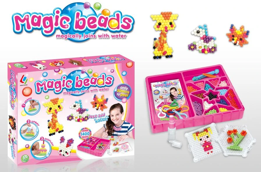 Malplay Vandens karoliukų rinkinys Magic Beads 1400 vnt