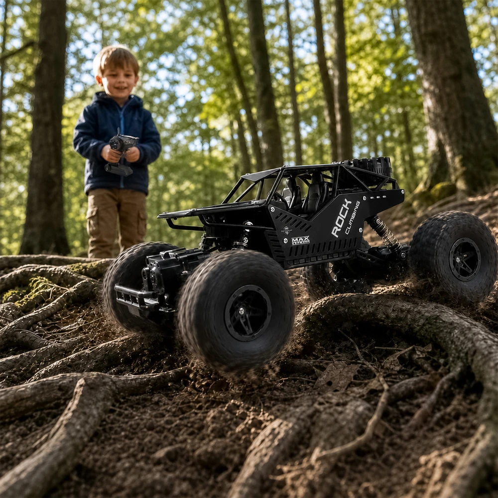 Malplay Nuotoliniu būdu valdoma 4x4 baterija varoma visureigė transporto priemonė