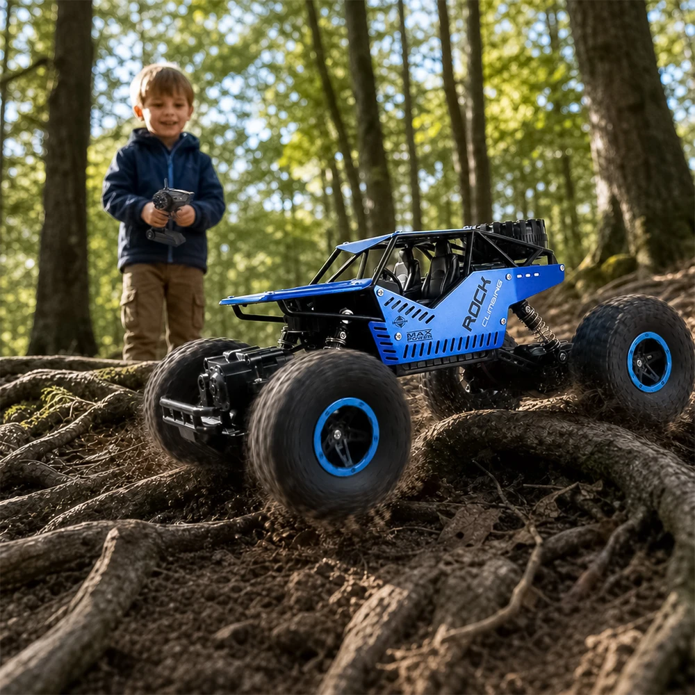 Malplay Nuotoliniu būdu valdoma 4x4 baterija varoma visureigė transporto priemonė