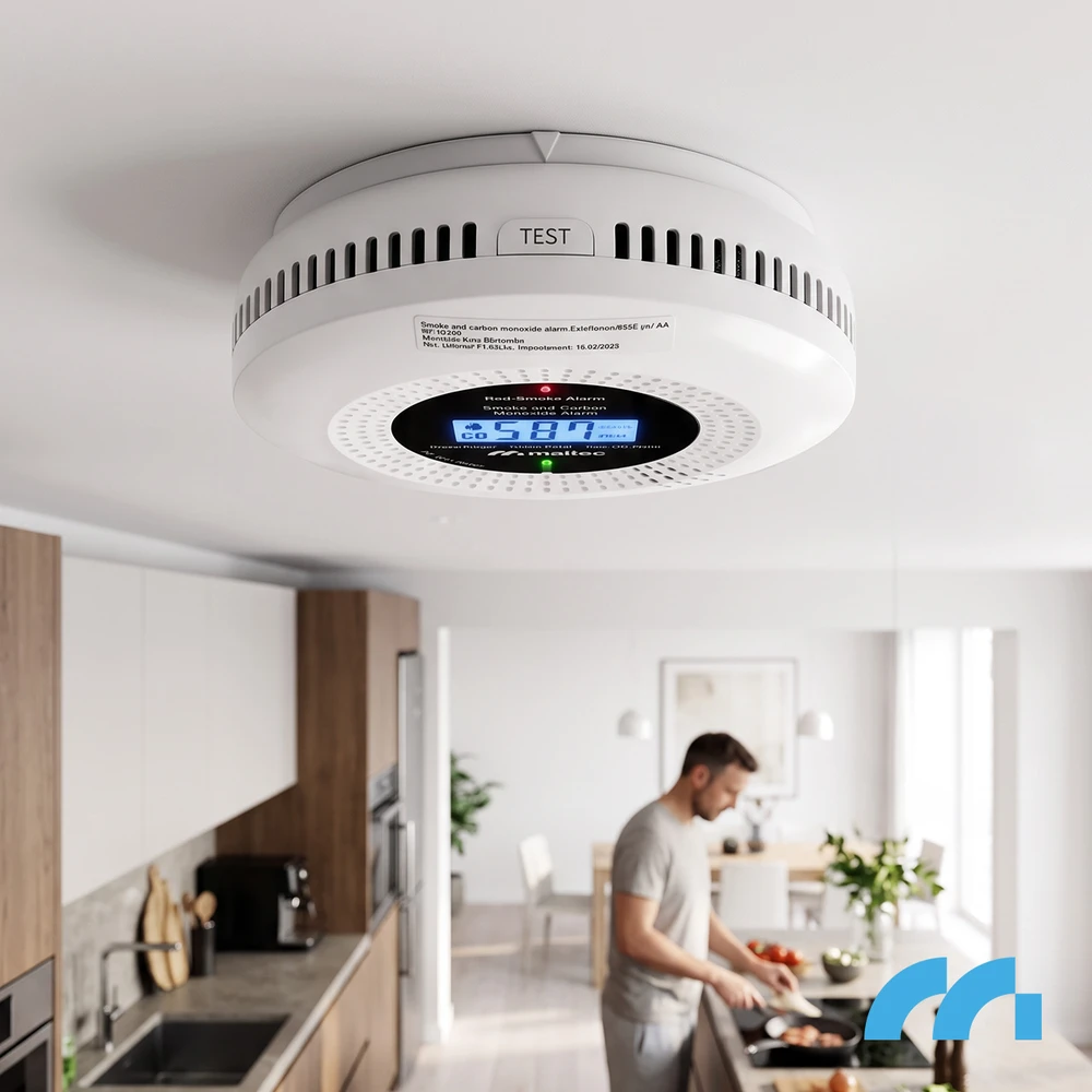 Maltec Anglies monoksido/dūmų jutiklis SafeSensor5000 2in1 AA