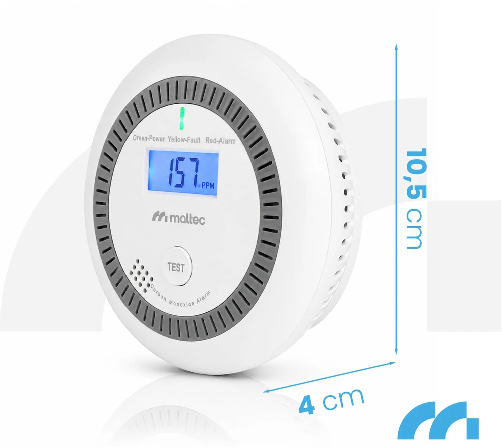 Maltec Anglies monoksido/dūmų jutiklis SafeSensor4000 AA