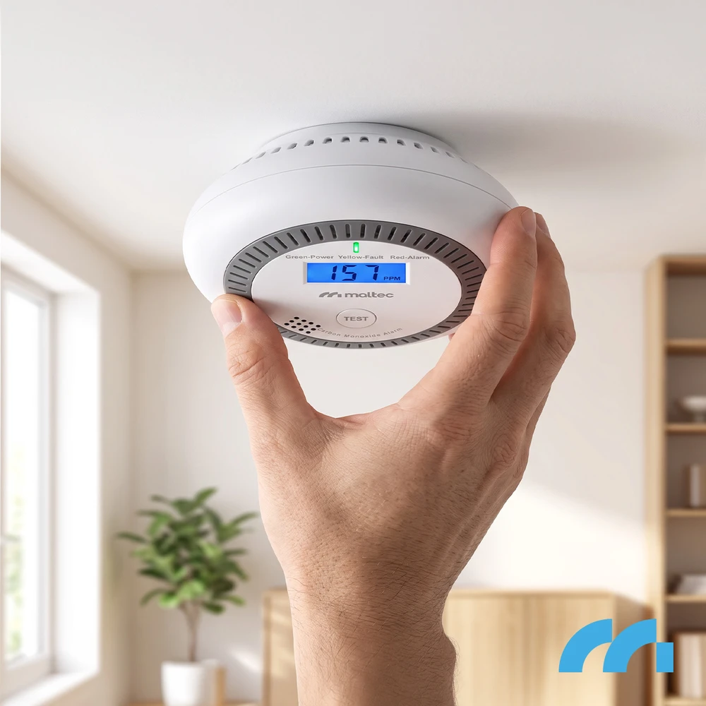 Maltec Anglies monoksido/dūmų jutiklis SafeSensor4000 AA