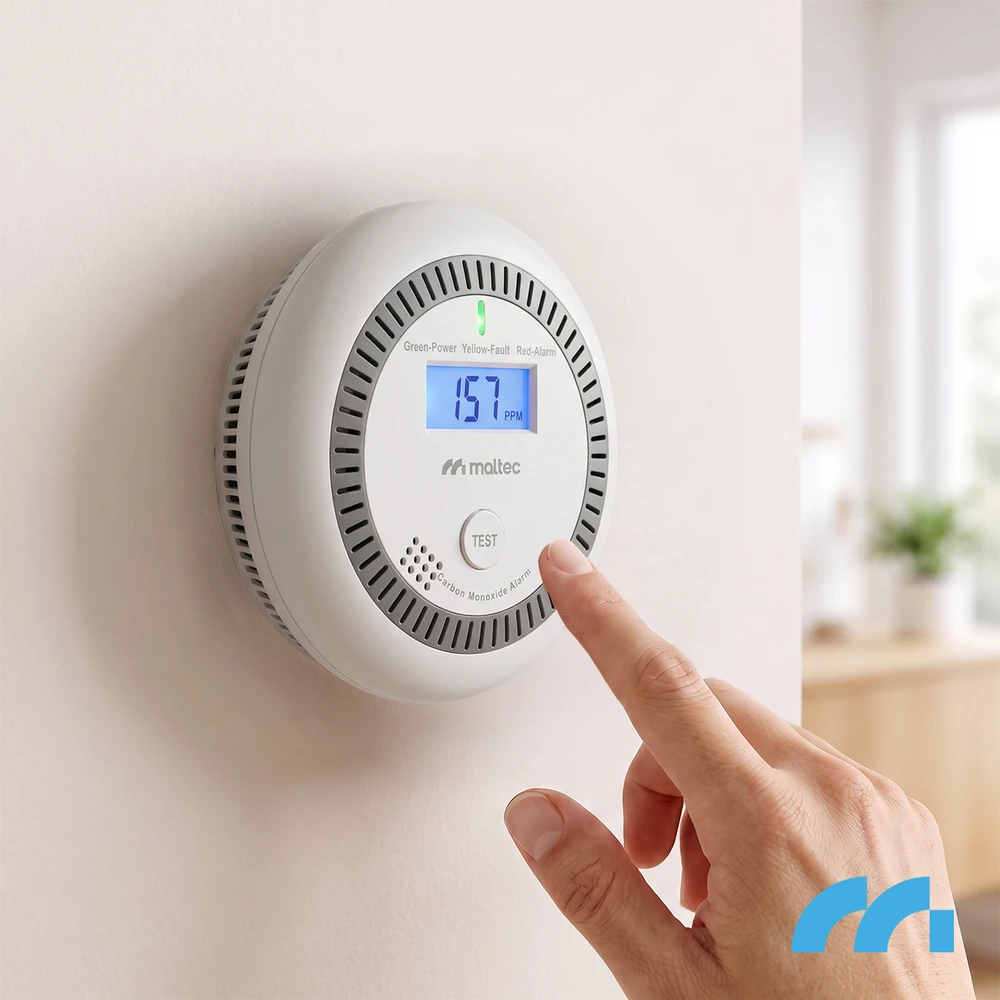 Maltec Anglies monoksido/dūmų jutiklis SafeSensor4000 AA
