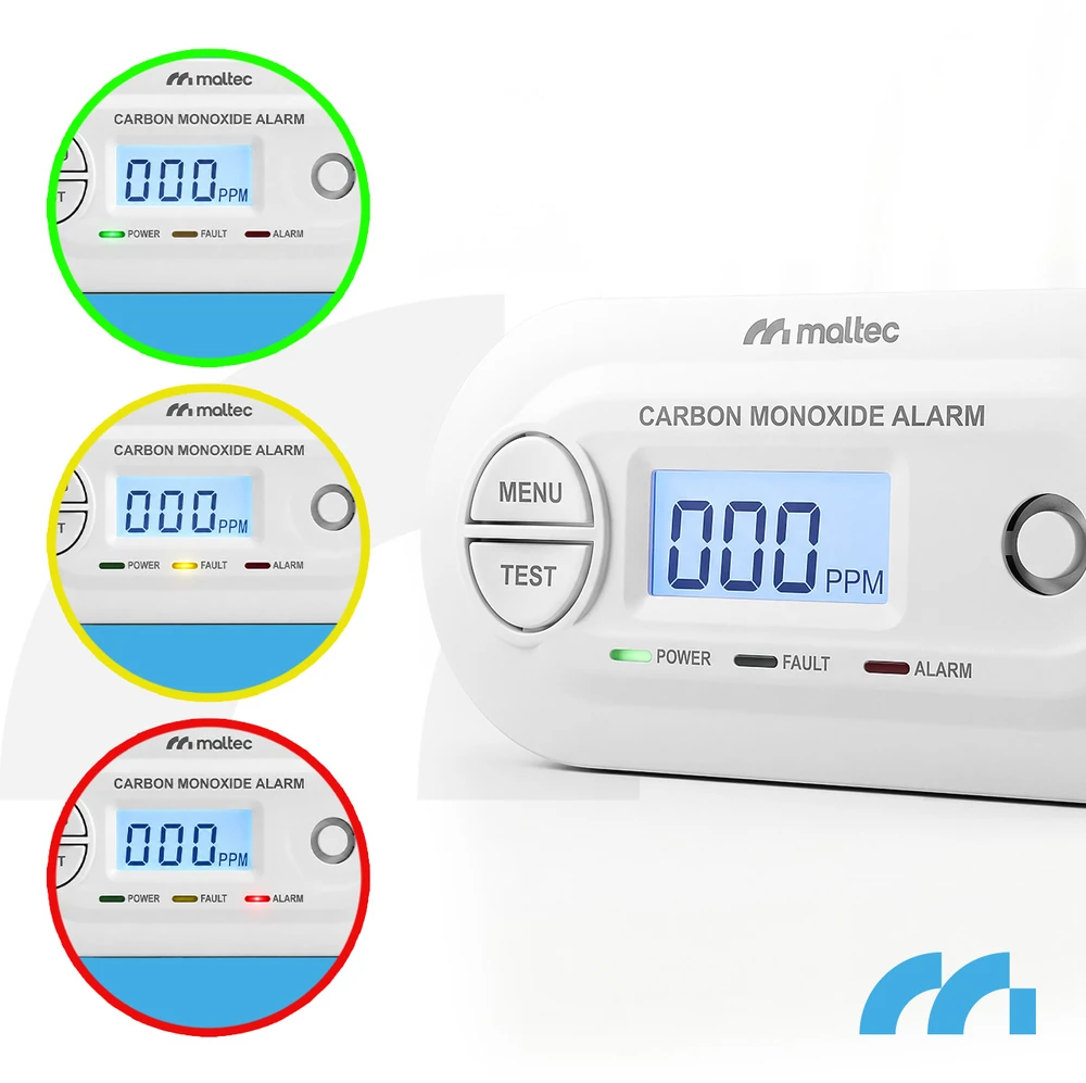 Maltec Anglies monoksido/dūmų jutiklis SafeSensor4100 AA