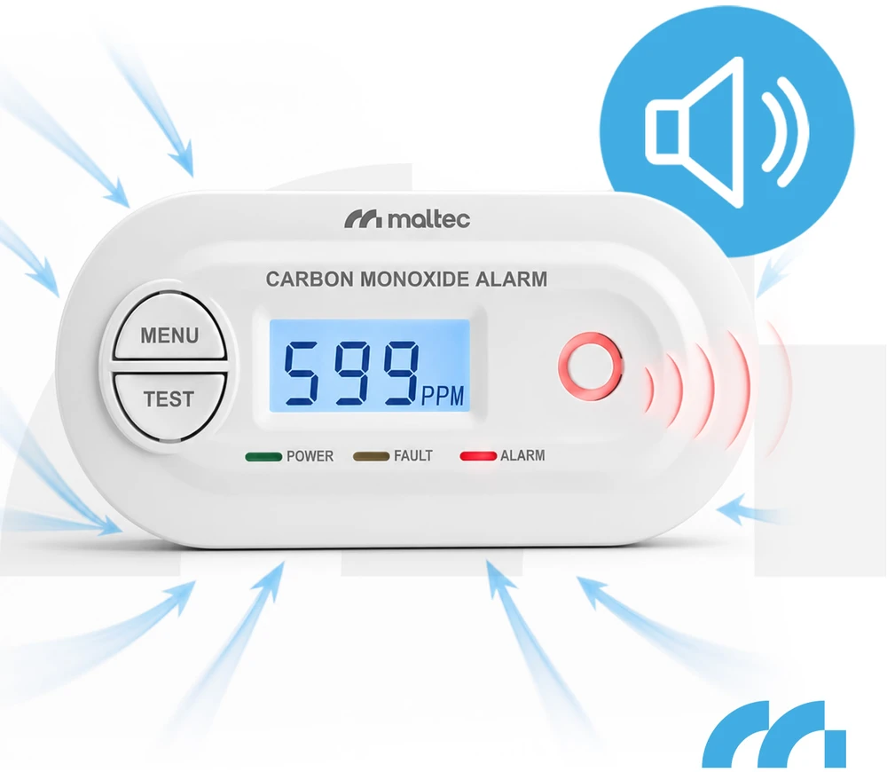 Maltec Anglies monoksido/dūmų jutiklis SafeSensor4100 AA