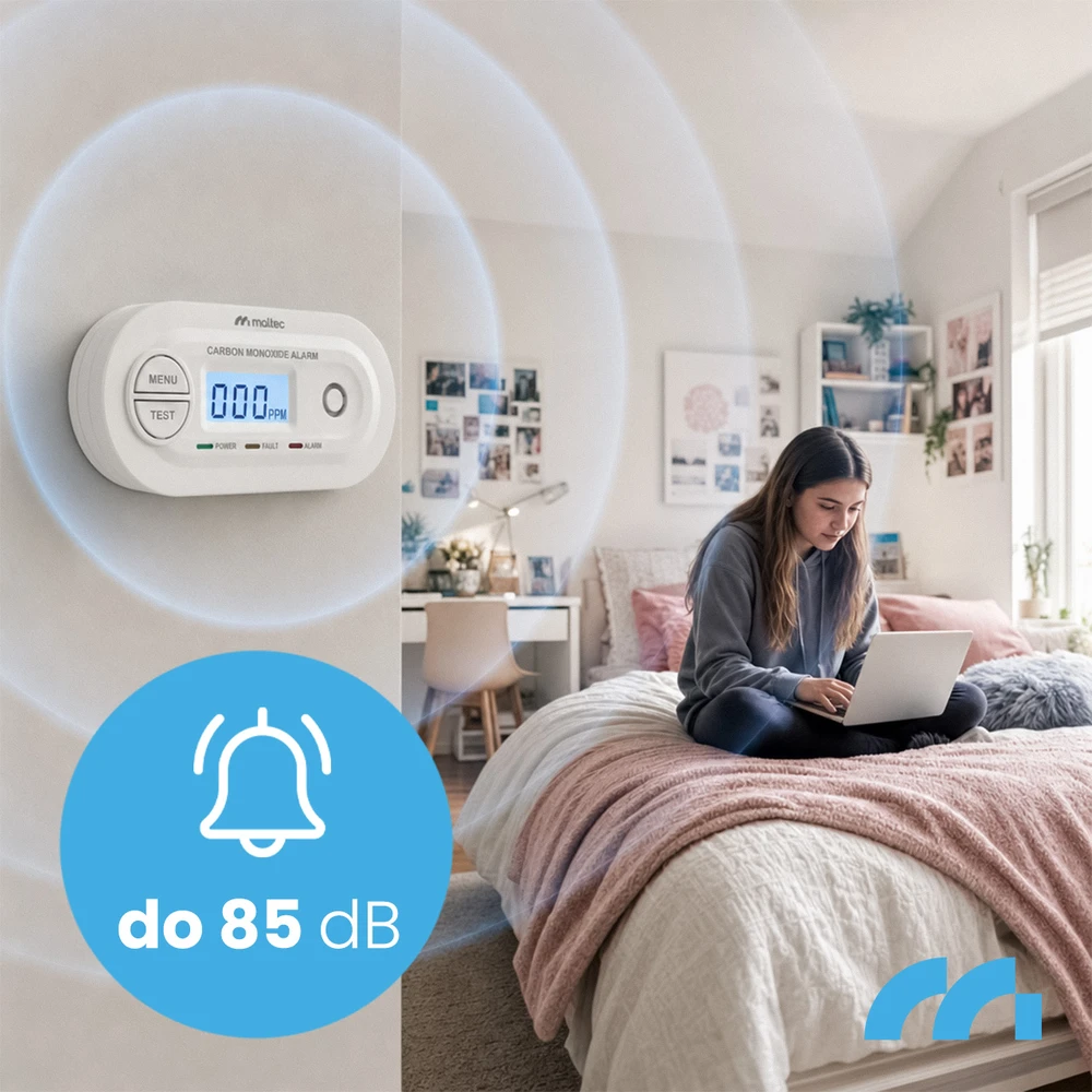 Maltec Anglies monoksido/dūmų jutiklis SafeSensor4100 AA