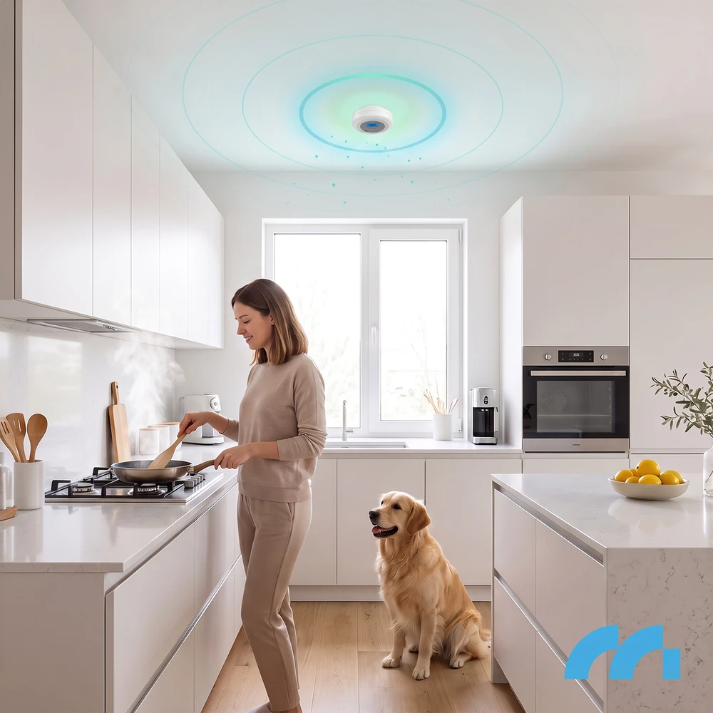 Maltec Anglies monoksido/dūmų jutiklis SafeSensor4500 Li-ion