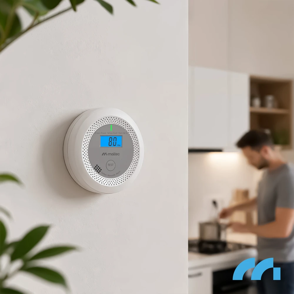 Maltec Anglies monoksido/dūmų jutiklis SafeSensor4500 Li-ion