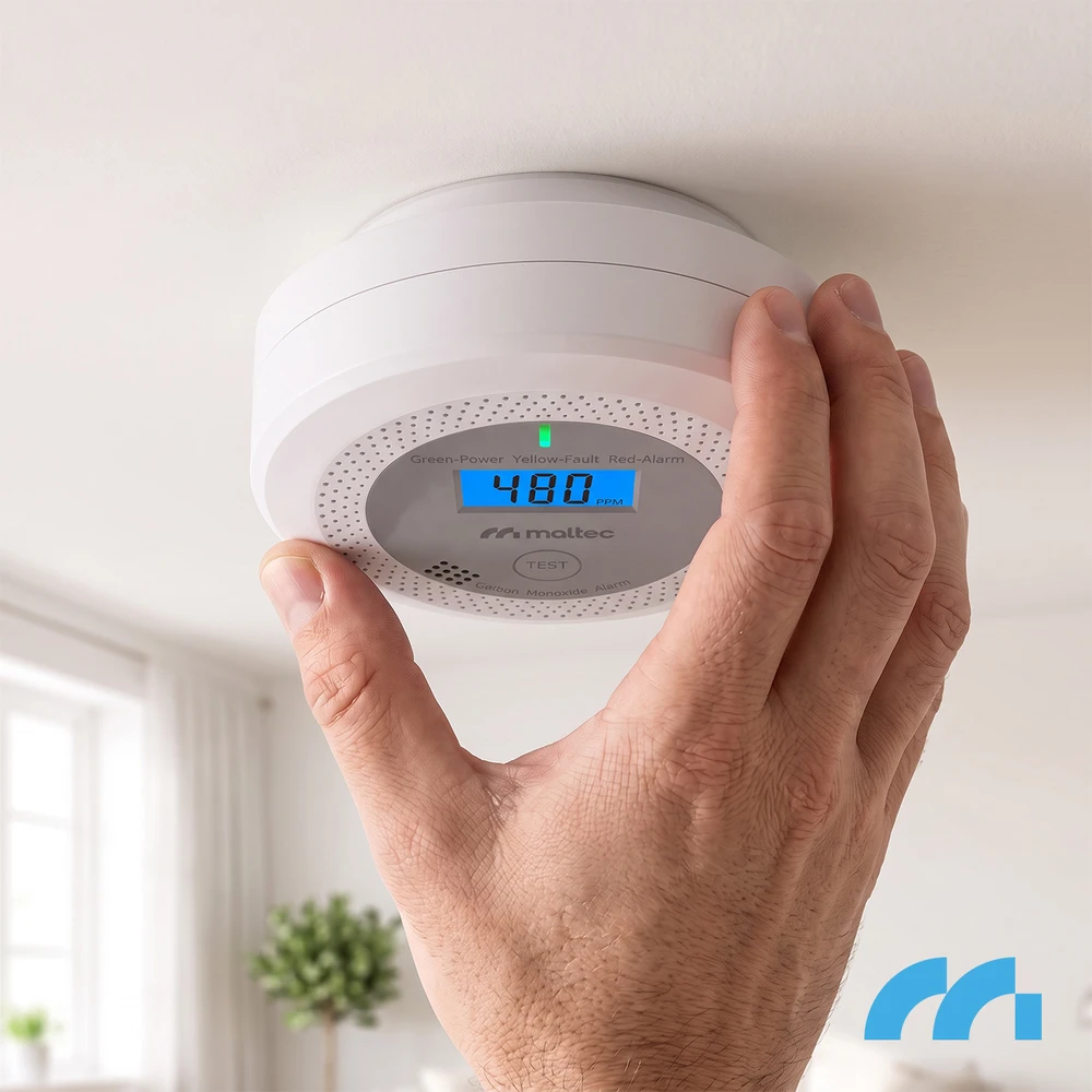 Maltec Anglies monoksido/dūmų jutiklis SafeSensor4500 Li-ion