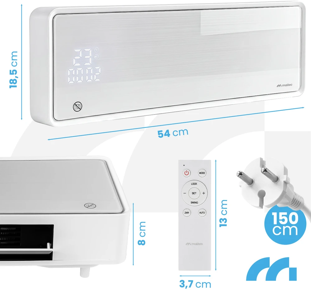 Maltec Oro užuolaida PT5800W-WH WiFi + pultas