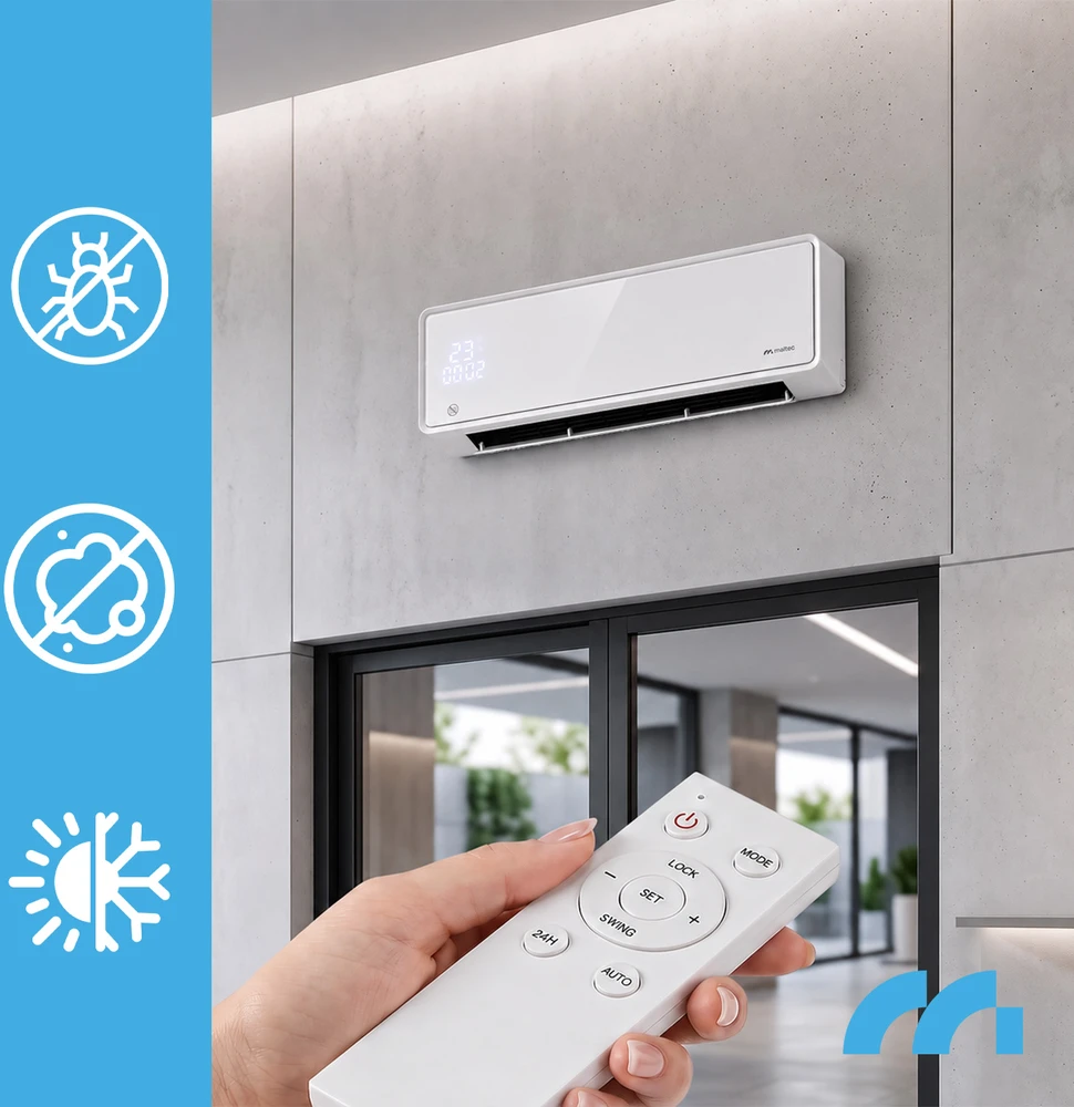 Maltec Oro užuolaida PT5800W-WH WiFi + pultas