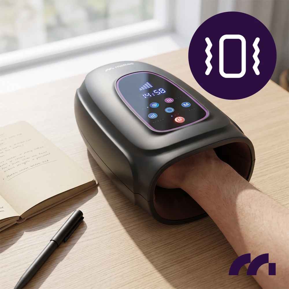 Maltec Masažuoklis do rąk HandPulse juodas