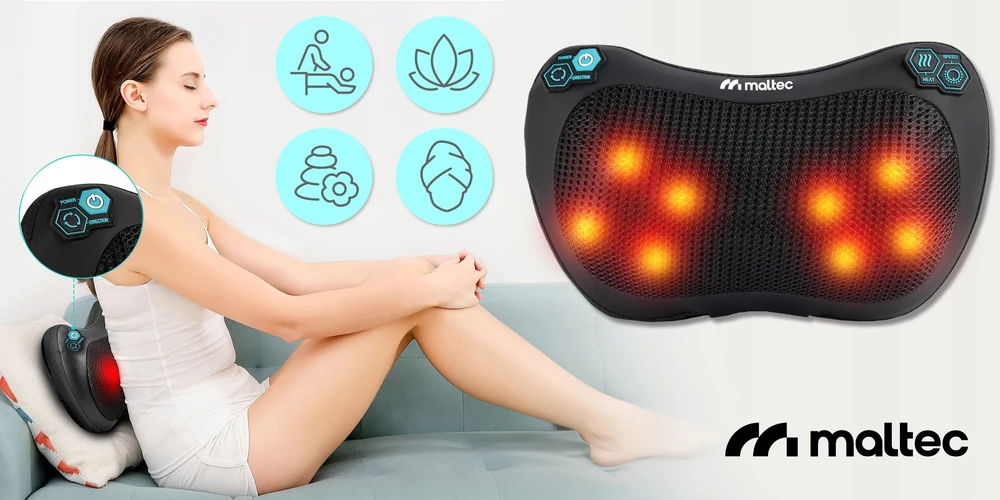 Maltec Masažuotojas pagalvė PRO-Comfy30W-01