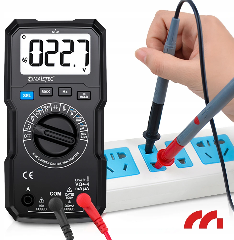 MalTec srovės matuoklis MasterMultimeter + laidai