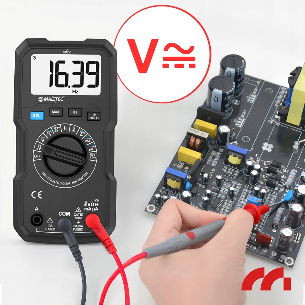 MalTec srovės matuoklis MasterMultimeter + laidai