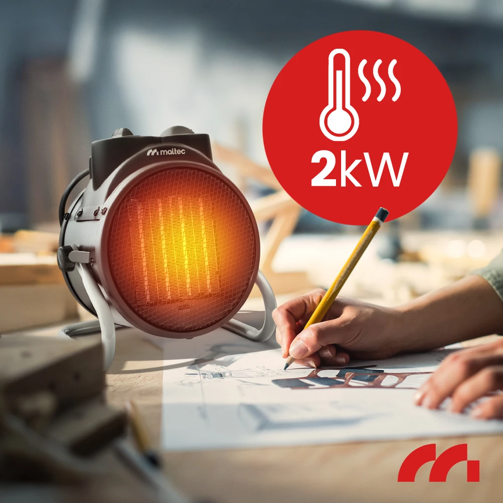MalTec Elektrinis šildytuvas INFERNO4000 2kW
