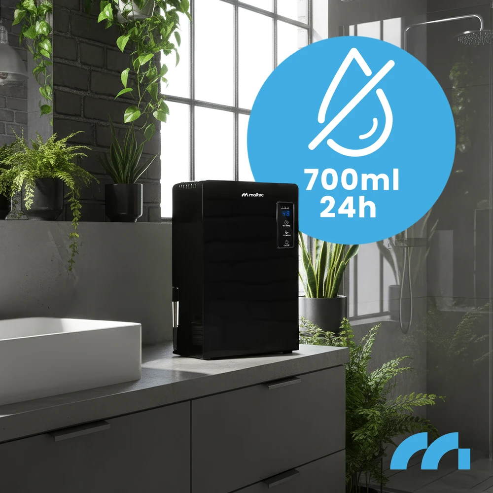 Sausintuvas Maltec Drėgmės surinkėjas DH-2200 Juodas 2,2L 90W