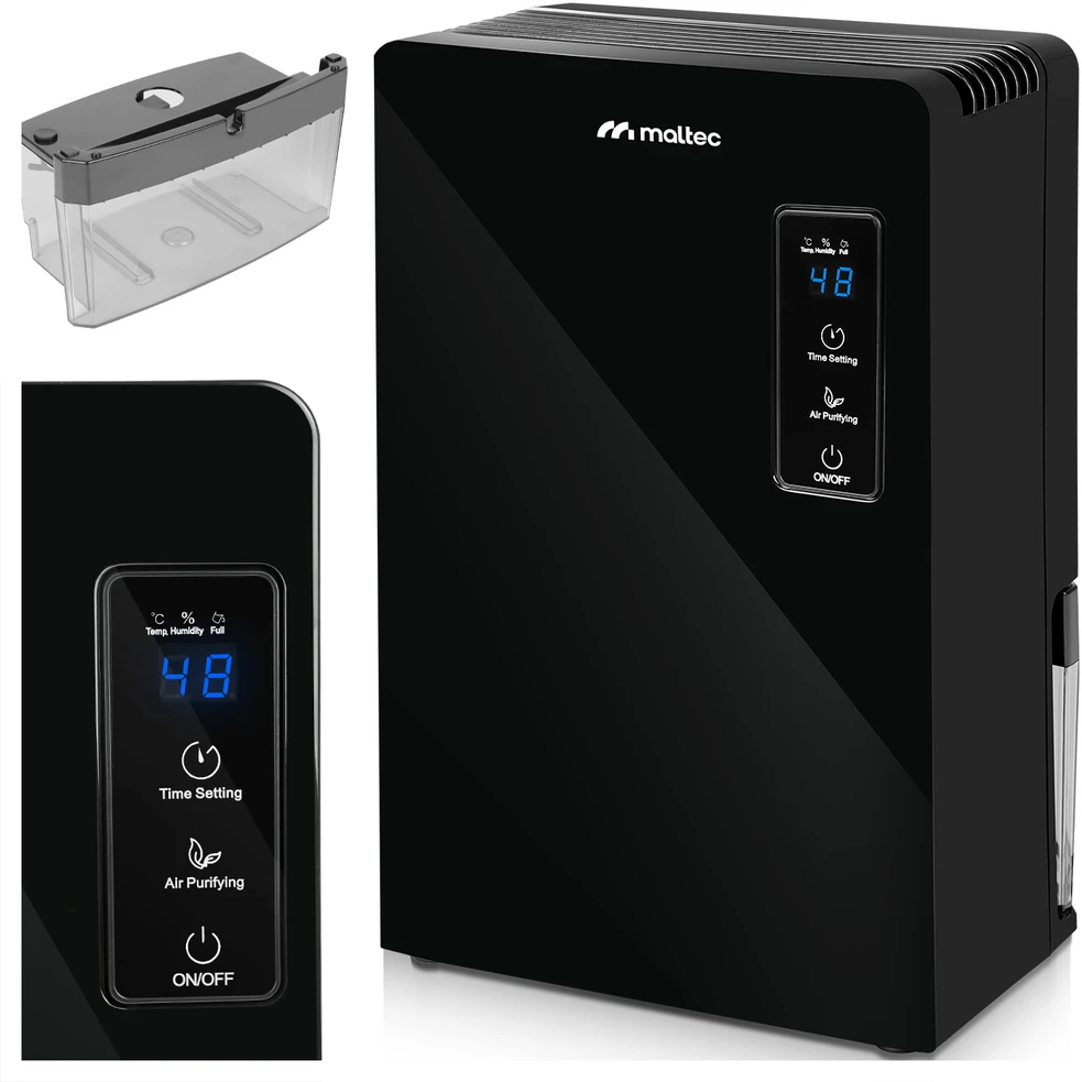 Sausintuvas Maltec Drėgmės surinkėjas DH-2200 Juodas 2,2L 90W