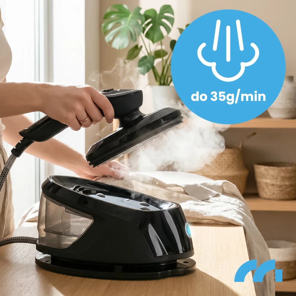 Garinis drabužių lygintuvas „MalTec SteamCare“ 2500 W su stotele