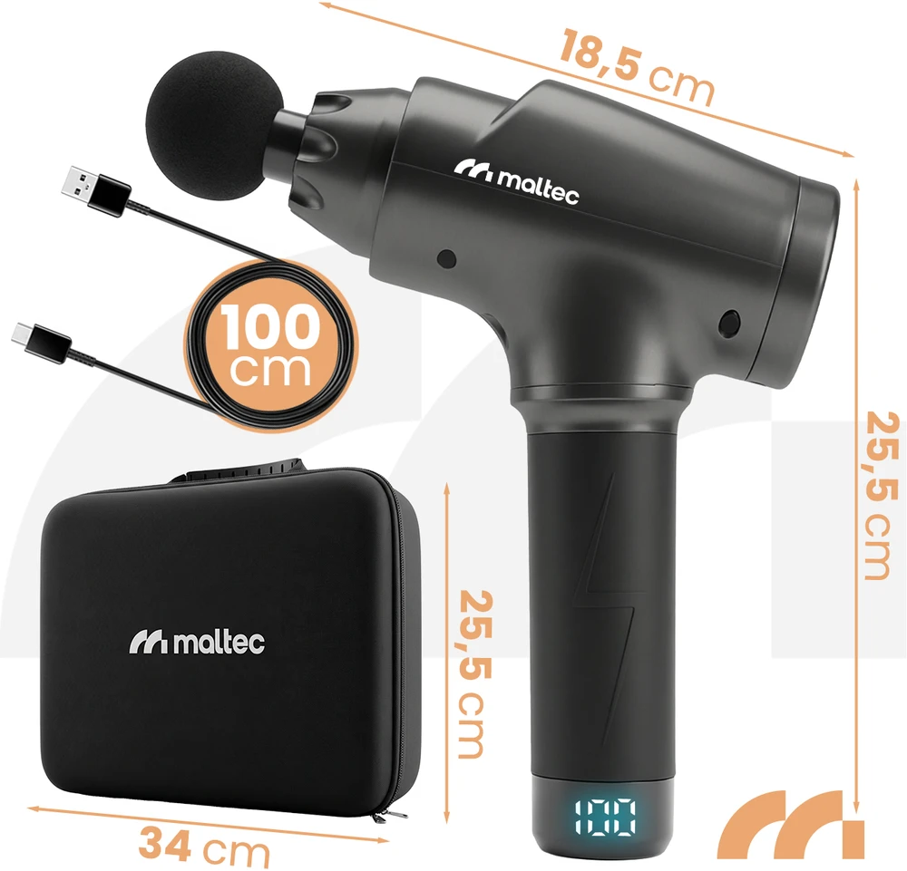 Maltec Masažuojantis pistoletas BodyBeat Flex