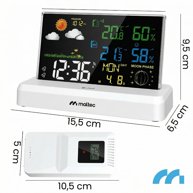 MalTec Belaidė orų stotis Daily2000M WH