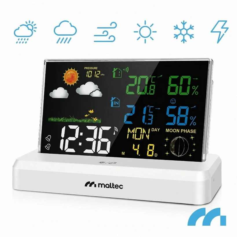 MalTec Belaidė orų stotis Daily2000M WH