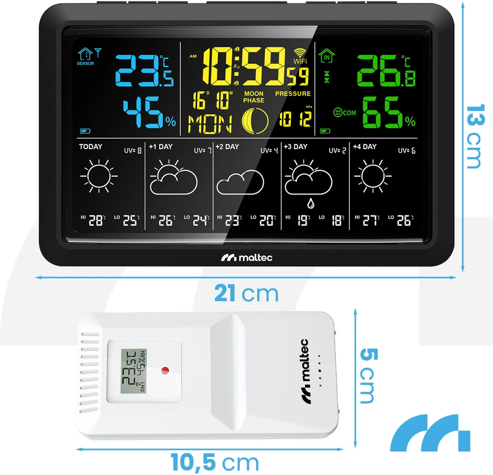 Maltec Belaidė orų stotis Daily5000M App