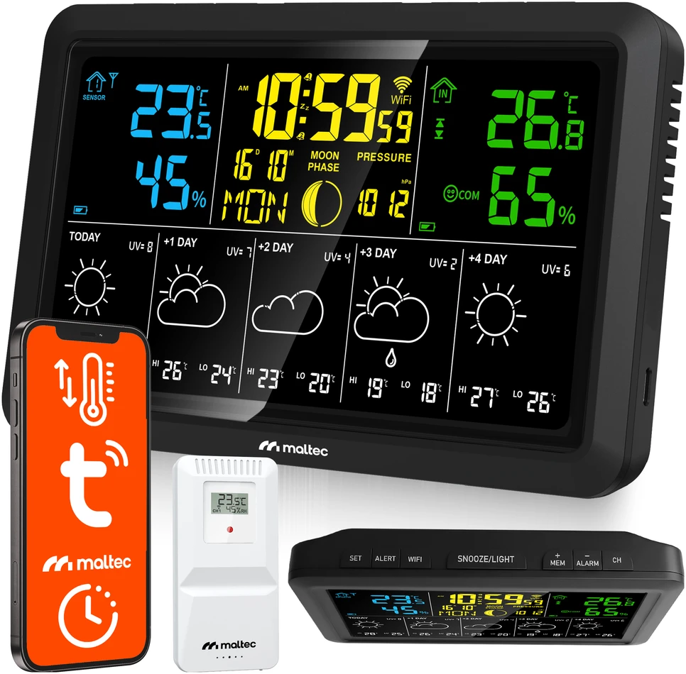 Maltec Belaidė orų stotis Daily5000M App