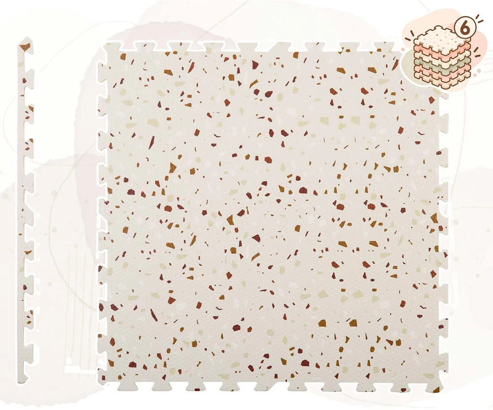 Mata piankowa puzzle 175x118cm Ricokids 6 vnt gruba