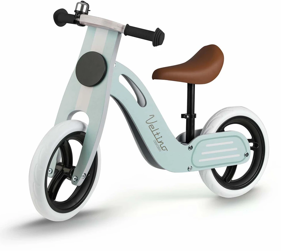 Ricokids RC-618 mėlynas medinis balansinis dviratukas