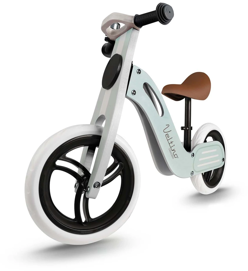 Ricokids RC-618 mėlynas medinis balansinis dviratukas