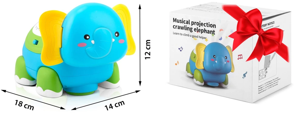 Edukacinis žaislas interaktyvus dramblys RK-755 Ricokids