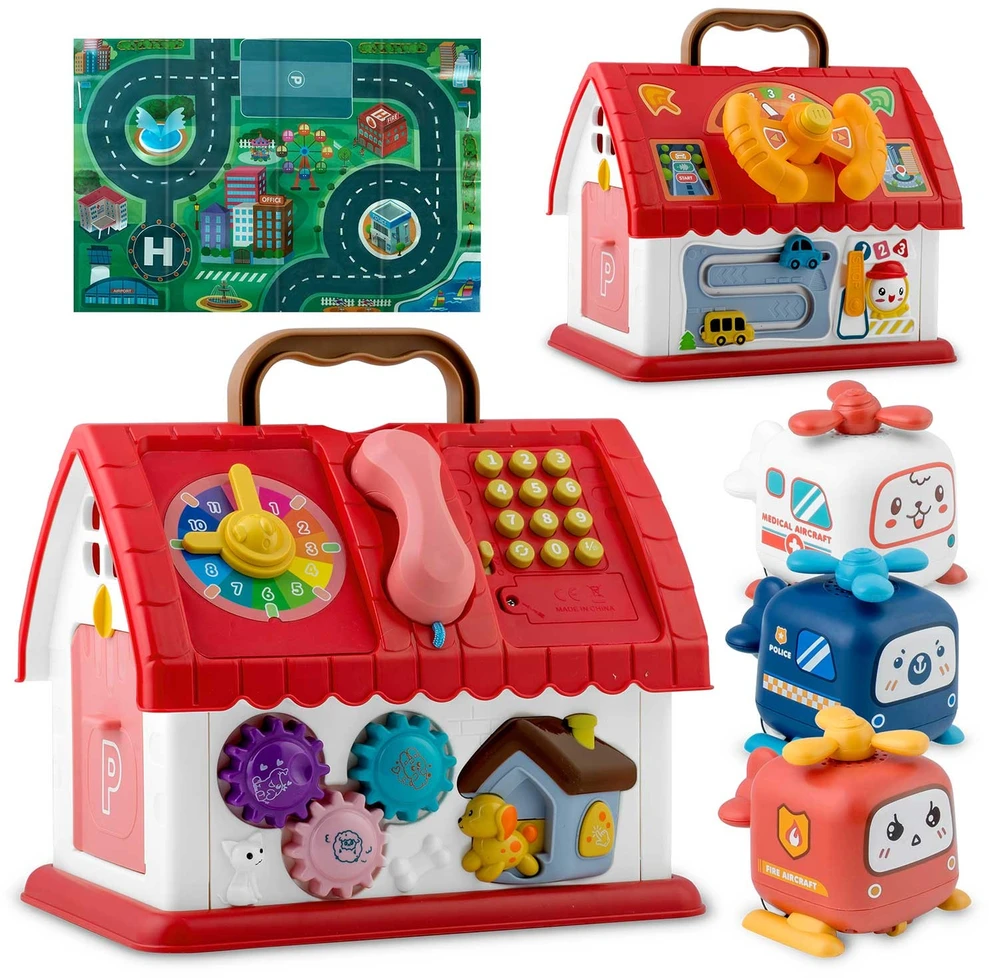 Edukacinis žaislinis namelis su telefonu RK-754 Ricokids