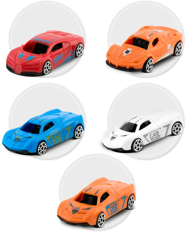 Edukacinis žaislinis sunkvežimis + 5 automobiliai RK-760 Ricokids