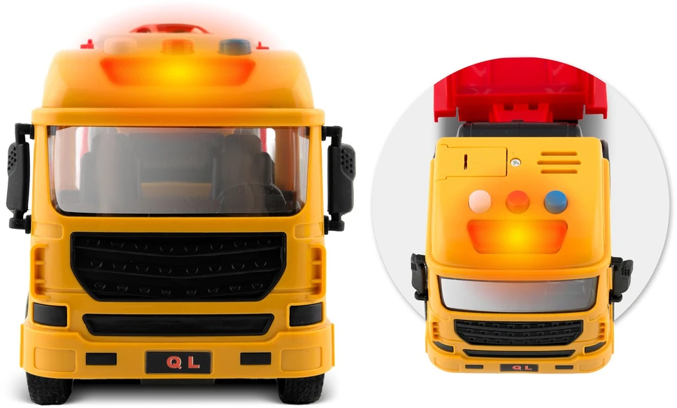 Edukacinis žaislinis sunkvežimis + 5 automobiliai RK-760 Ricokids