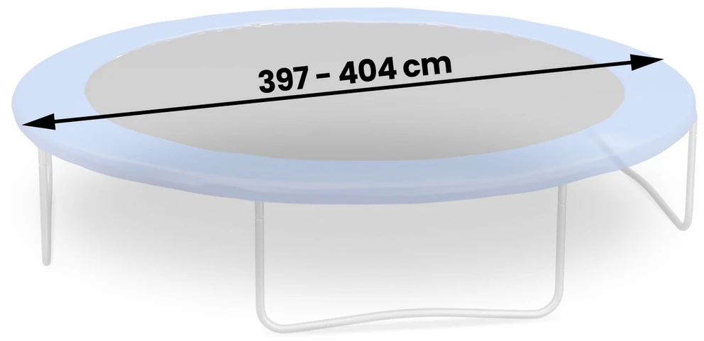 Neo-Sport Batuto kilimėlis, 397–404 cm, 80 spyruoklių, 13 pėdų