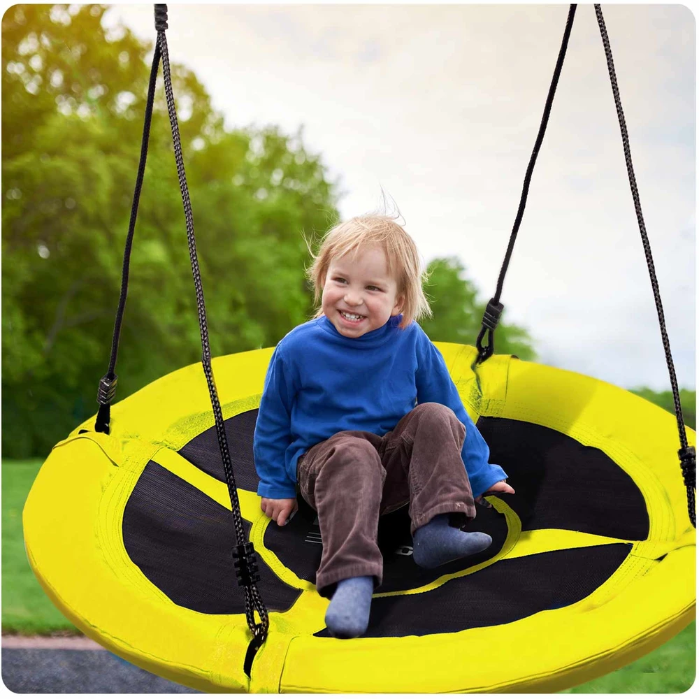 Neo-Sport Intex Swingo XXL geltonos „Crown Nest“ sūpynės 95 cm