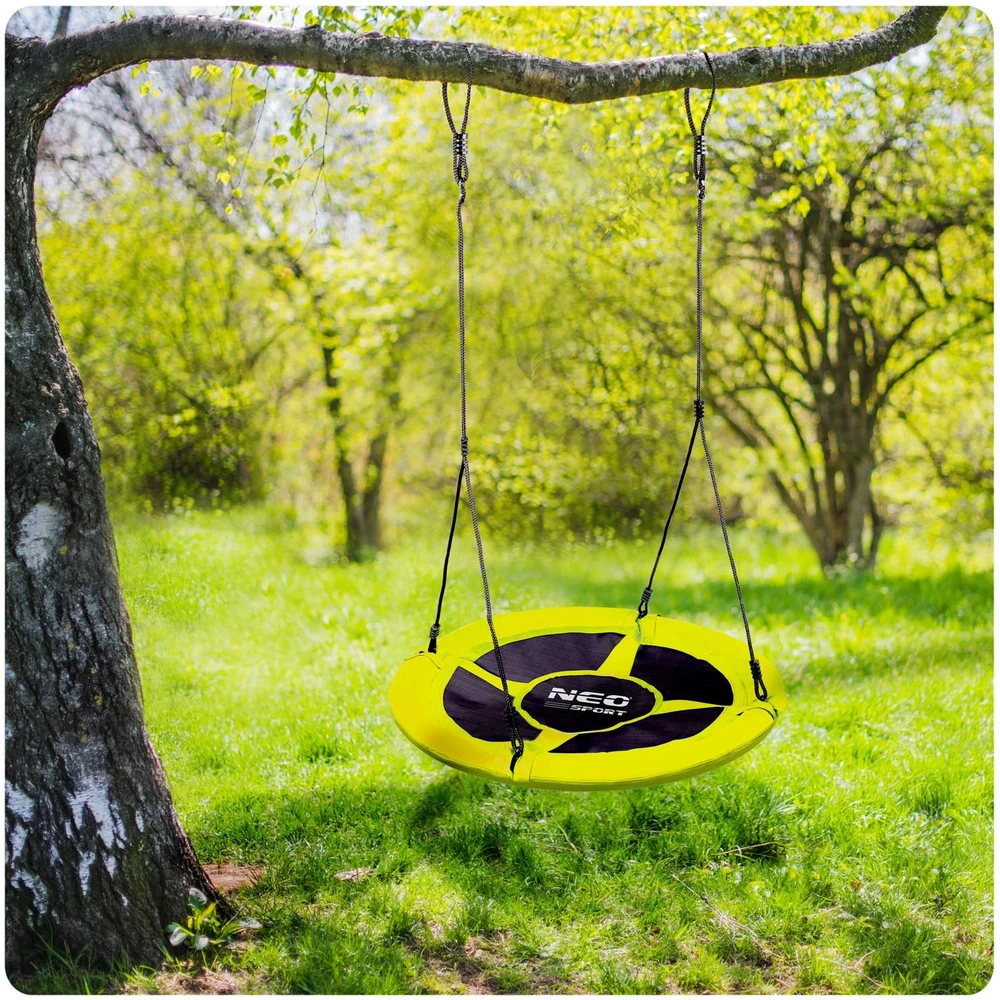 Neo-Sport Intex Swingo XXL geltonos „Crown Nest“ sūpynės 95 cm