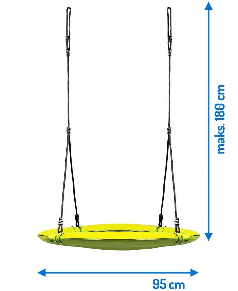 Neo-Sport Intex Swingo XXL geltonos „Crown Nest“ sūpynės 95 cm