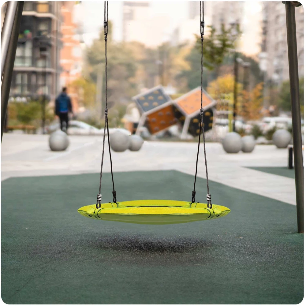 Neo-Sport Intex Swingo XXL geltonos „Crown Nest“ sūpynės 95 cm