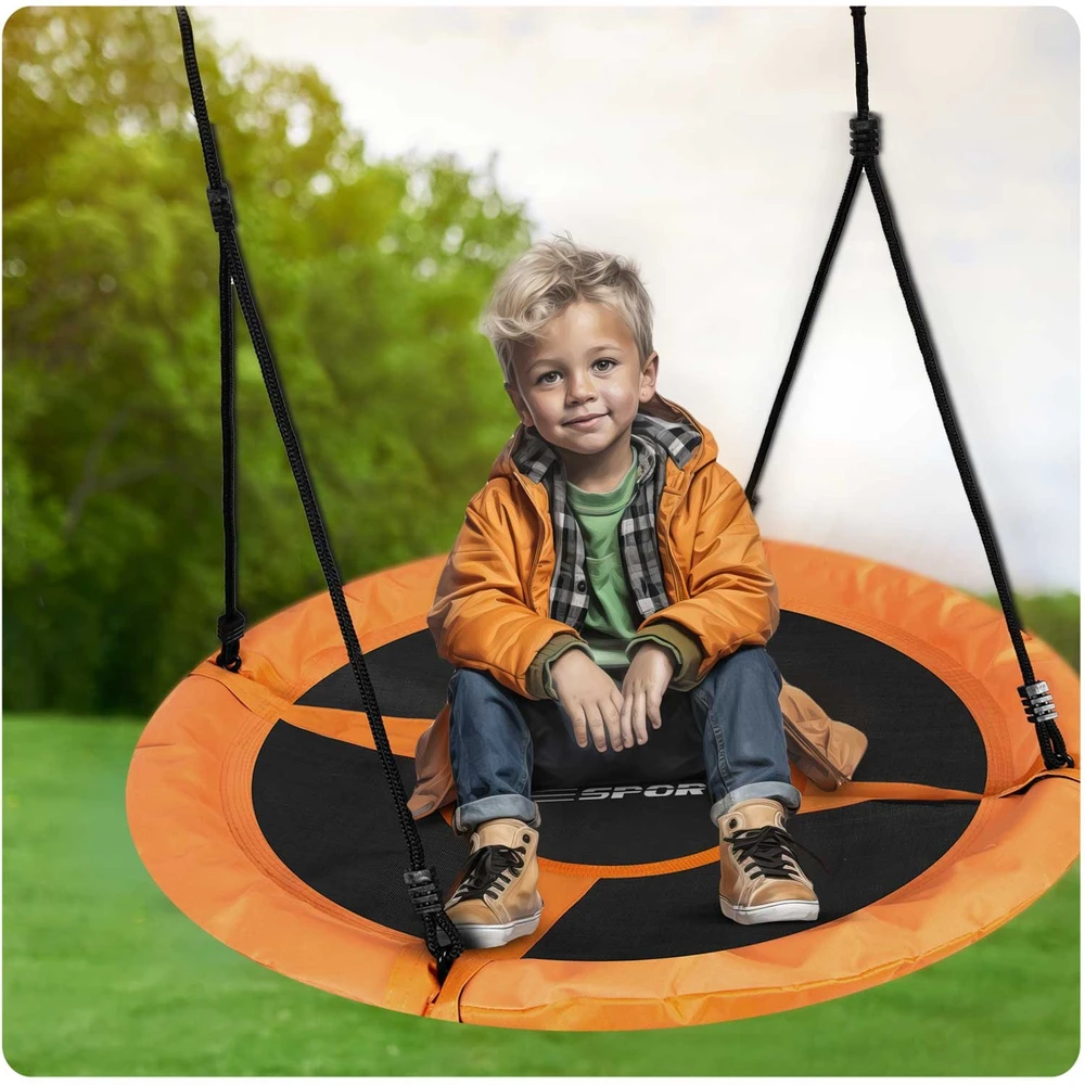 Neo-Sport Swingo XXL „Crow's Nest“ sūpynės, oranžinės, 95 cm
