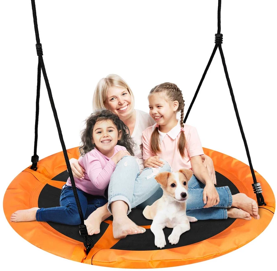 Neo-Sport Swingo XXL „Crow's Nest“ sūpynės, oranžinės, 95 cm