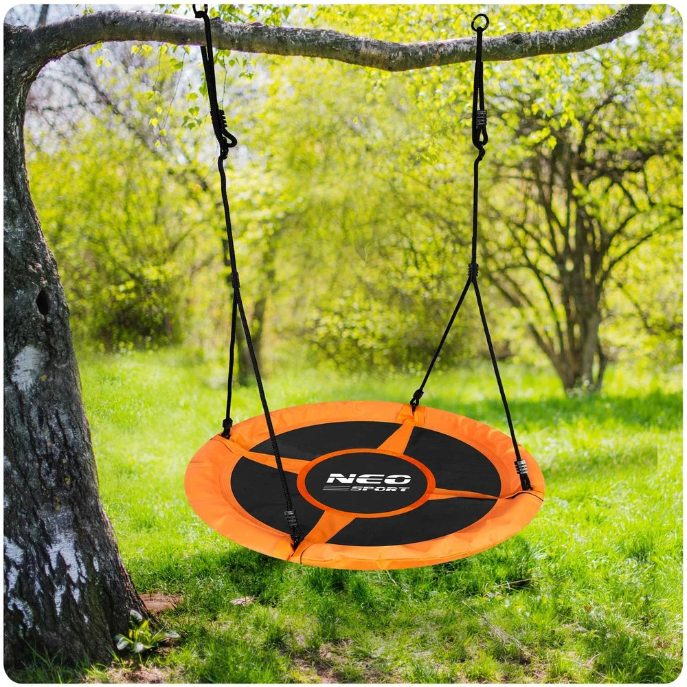 Neo-Sport Swingo XXL „Crow's Nest“ sūpynės, oranžinės, 95 cm
