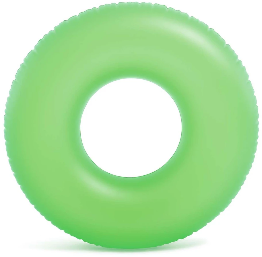 Neoninis plaukimo žiedas, skersmuo 91 cm - 3 spalvos INTEX 59262 žalia
