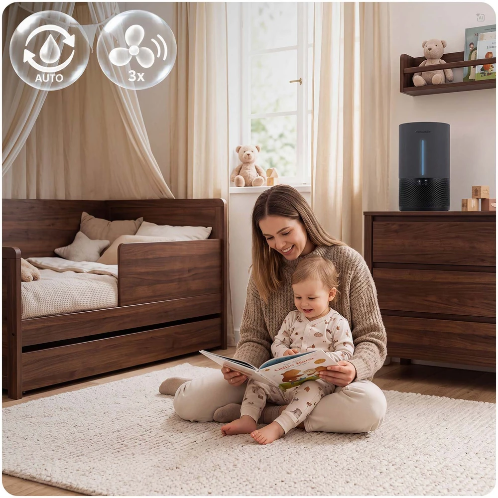 Oro drėkintuvas ewaporacyjny 350 ml/h 5l Berdsen BD-503