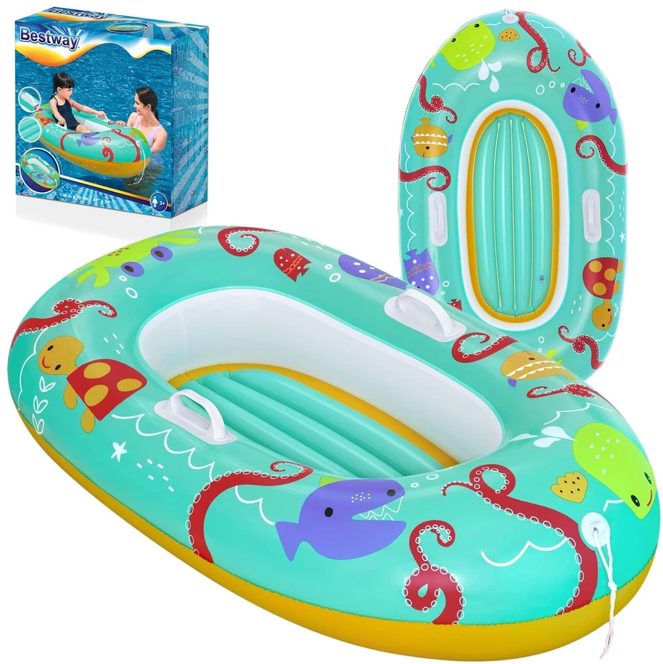 BESTWAY valtis Happy Crustacean Junior 1,19m x 79cm., assorti, 34009
