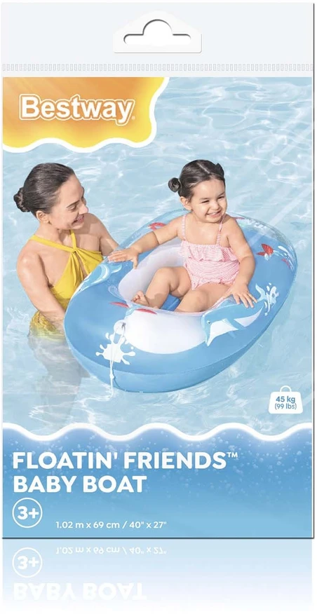 Paplūdimio pontonas delfinui plaukioti 102 x 69 cm Bestway 34037