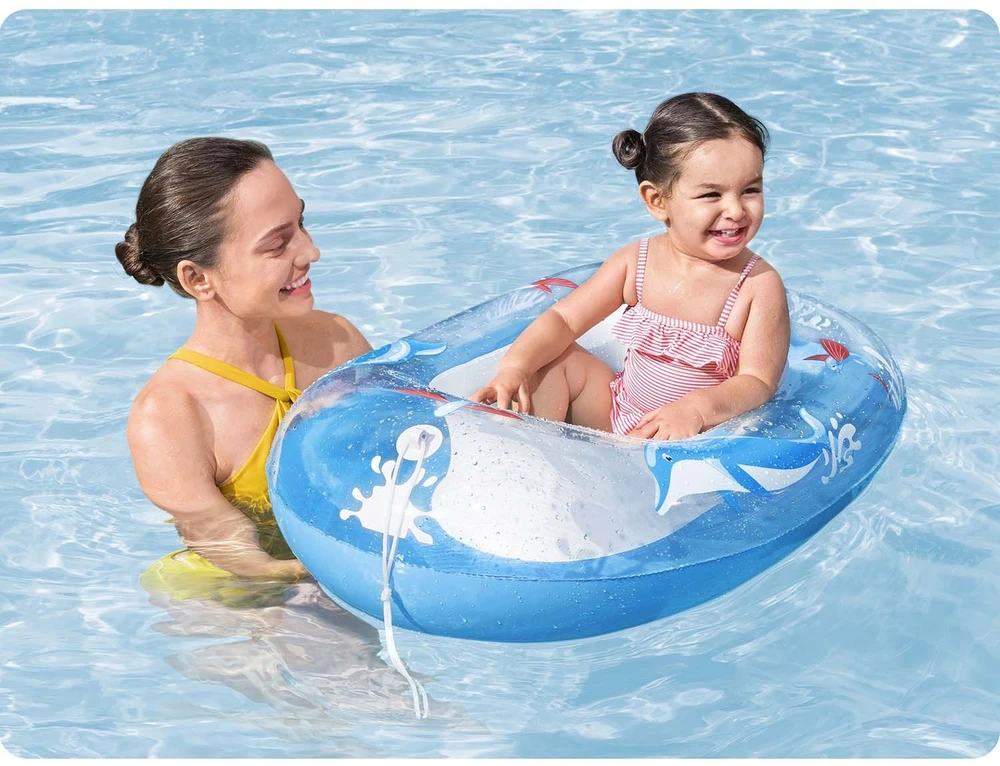 Paplūdimio pontonas delfinui plaukioti 102 x 69 cm Bestway 34037